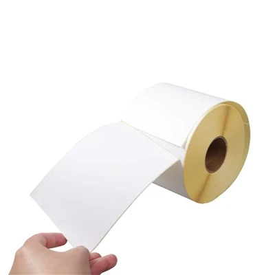 גליל תווית משלוח בגודל 4" X 2".